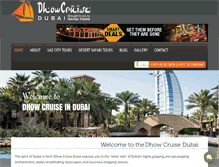 Tablet Screenshot of dhowcruiseindubai.com